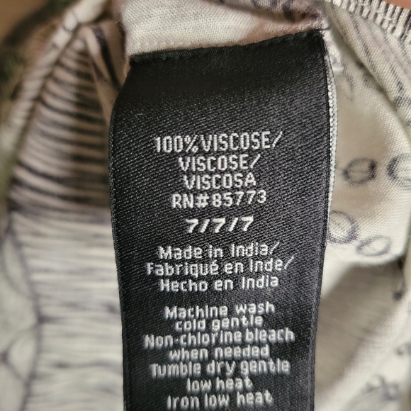 O'Neill Black white grey strapless mini summer dress 7 medium pacsun - Picture 5 of 9